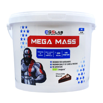 Гейнер высокоуглеводный Gss Lab Mega mass 50 порций 5000 г