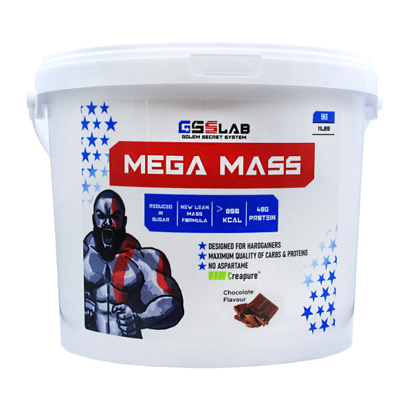 Гейнер высокоуглеводный Gss Lab Mega mass 50 порций 5000 г #3