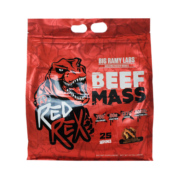 Гейнер сбалансированный Big Ramy Labs Red Rex Beef Mass 25 порций 4854 г #1