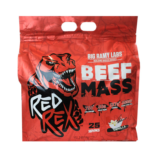 Гейнер сбалансированный Big Ramy Labs Red Rex Beef Mass 25 порций 4854 г #3