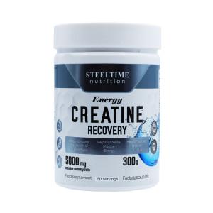 Креатин моногидрат Steeltime Nutrition Recovery 60 порций 300 г