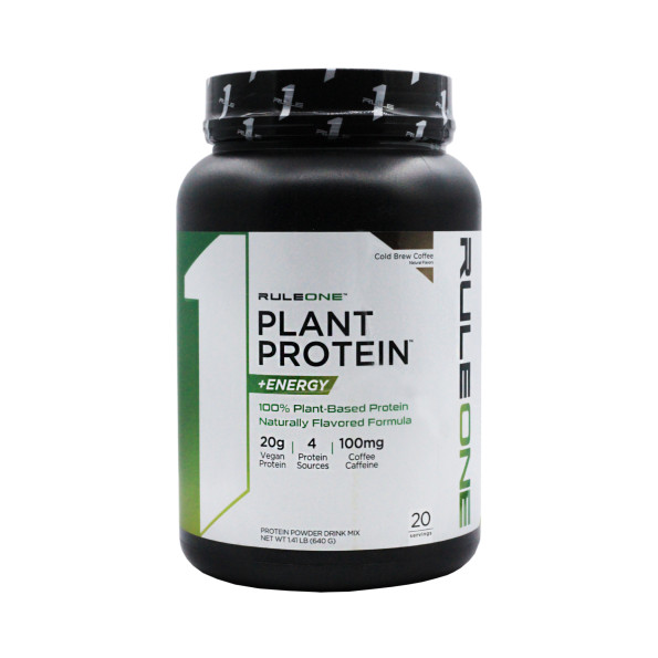 Растительный протеин с кофеином Rule One Plant + Energy 20 порций 630 г #1