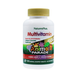 Мультивитамины для детей NaturesPlus Animal parade Gold 120 жевательных таблеток