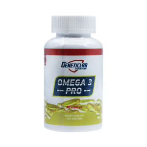 Омега 3 Geneticlab 1000 мг, EPA 180 мг, DHA 120 мг 90 капсул