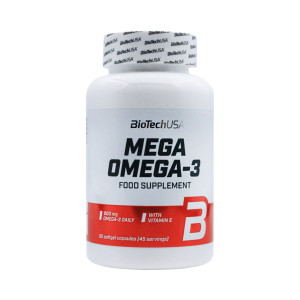 Омега 3 BioTech USA 800 мг, EPA 400 мг, DHA 300 мг 90 капсул