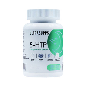 5-HTP+Магний цитрат Ultrasupps 120 мг 60 капсул