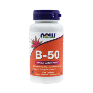 Витамины группы Б Now Foods B-50 100 таблеток