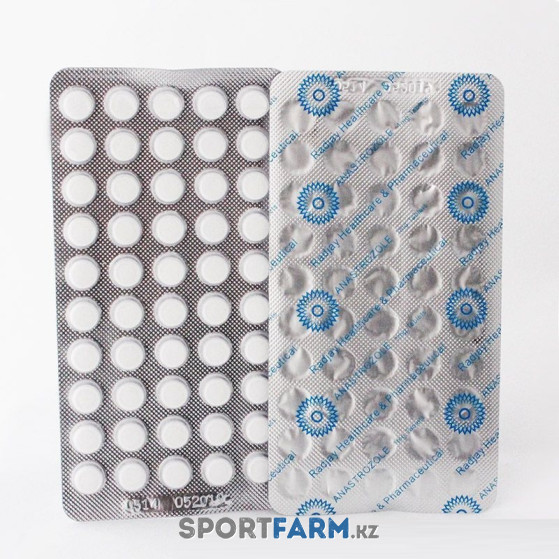 Анастрозол RADJAY 100 таблеток (1 таб 1 мг)