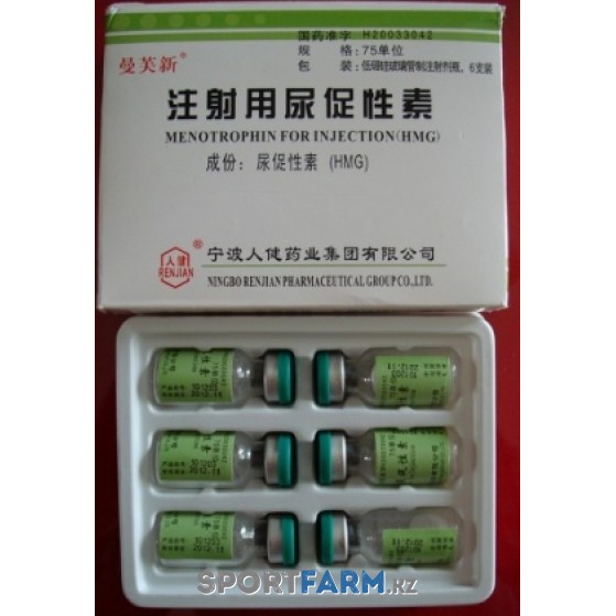 Купить Гонадотропин менопаузный HMG Ningbo Renjian Pharmaceutical 6 .