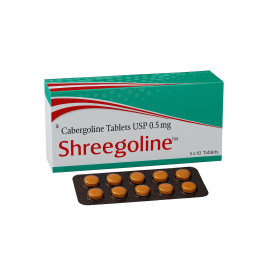 Каберголин Shreegoline 10 таблеток (1 таб/0.5 мг) Каберголин Shreegoline 10 таблеток (1 таб/0.5 мг)