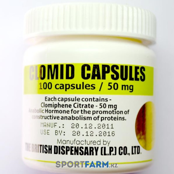 Clomid capsules (Кломид) British Dispensary 100 таблеток (1 таб 50 мг) Clomid capsules (Кломид) British Dispensary 100 таблеток (1 таб 50 мг)