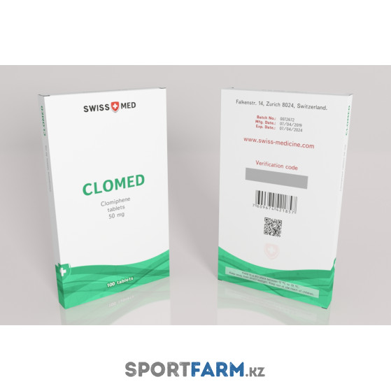 Кломид Swiss Med Clomed 50 таблеток (1таб 50мг)