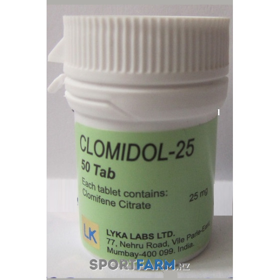 Кломид (Clomidol 25) Lyka Labs 50 таблеток (1 таб 25 мг)