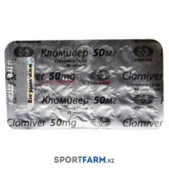 Clomiver (Кломид) Vermodje 25 таблеток (1 таб 50 мг)