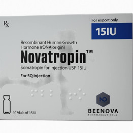 Гормон роста Beenova Novatropin 10 флаконов по 15 ед