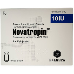 Гормон роста Beenova Novatropin 10 флаконов по 10 ед