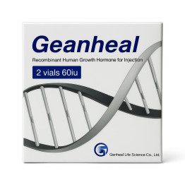 Жидкий гормон роста Genheal Somatropin 2 флакона по 60 ед 120 ед