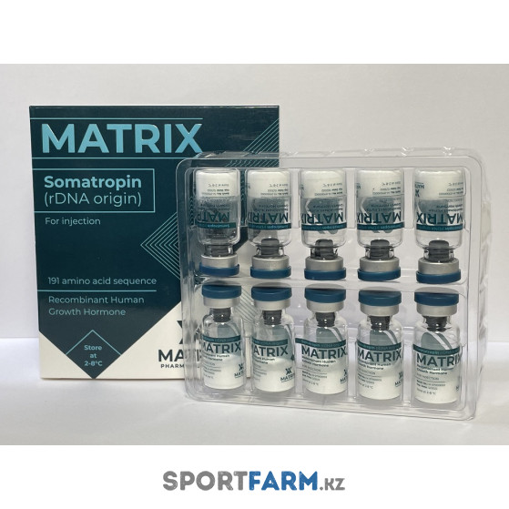 Гормон роста Matrix 10 флаконов по 100IU (333 мкг/IU) Гормон роста Matrix 10 флаконов по 100IU (333 мкг/IU)