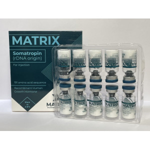 Гормон роста Matrix 10 флаконов по 100IU (333 мкг/IU)
