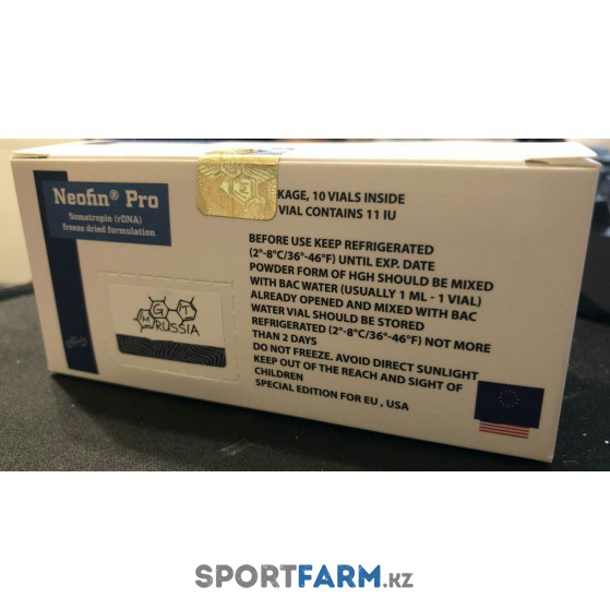 Гормон роста MGT Neofin PRO 110 ед. (10 флаконов по 11 ед) Гормон роста MGT Neofin PRO 110 ед. (10 флаконов по 11 ед)