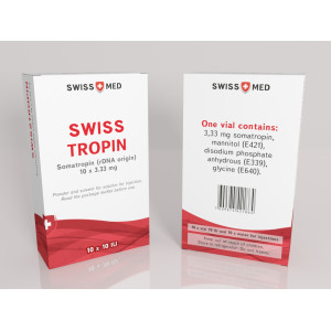 Гормон роста Swiss Med Swiss Tropin 10 флаконов по 10 ед
