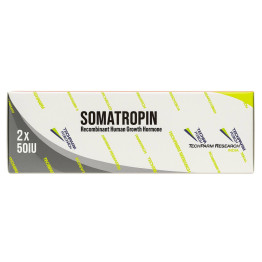 Жидкий гормон роста TechPharm Somatropin 2 флакона по 50 ед