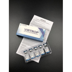 Гормон роста Virtex Virtrop 10 флаконов по 10 ед (100 ед)