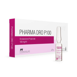 Pharma Dro P100 (Мастерон) PharmaCom Labs 10 ампул (1 амп 100 мг) 