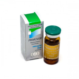 Primover 100 (Метенолон, Примоболан) Vermodje баллон 10 мл (100 мг/1 мл)