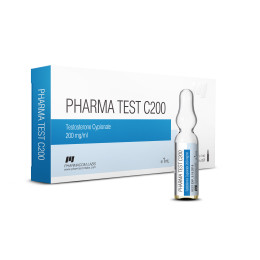 Pharma Test C200 (Тестостерон ципионат) PharmaCom 10 ампул (200 мг/1 мл)