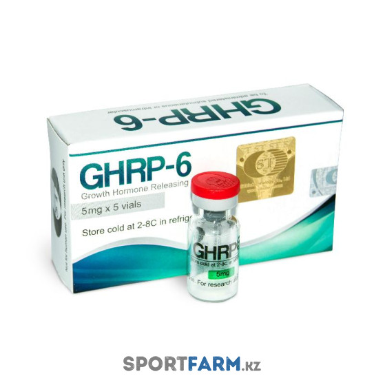 Пептид GHRP6 ST Biotechnology (1 флакон 5 мг) Пептид GHRP6 ST Biotechnology (1 флакон 5 мг)