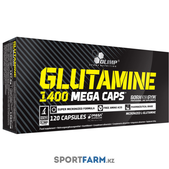 Глютамин Olimp Glutamine 1400 Mega Caps (120 капсул)