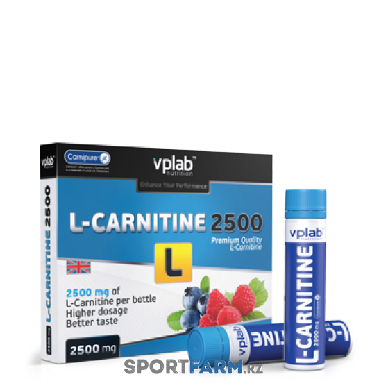 Купить LCarnitine VPLab 2500 (7 шт по 25 мл), лучшая цена в Алматы