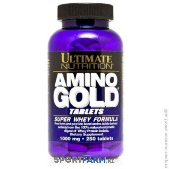 Аминокислоты Ultimate Nutrition Amino Gold Formula 1000 мг, 250 таблеток