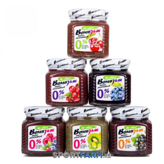 Низкокалорийный джем BombBar 250 г Низкокалорийный джем BombBar 250 г