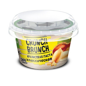 Crunch Brunch арахисовая паста (200 г) классическая