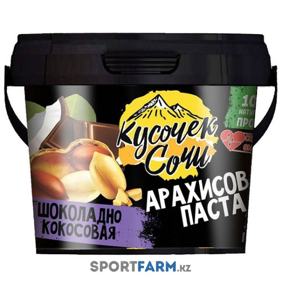 Арахисовая паста Кусочек Сочи шоколадно-кокосовая