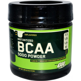 Optimum Nutrition BCAA 5000 powder, 345 г фруктовый пунш, апельсин