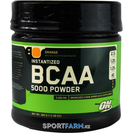 Optimum Nutrition BCAA 5000 powder, 380 г фруктовый пунш, апельсин Optimum Nutrition BCAA 5000 powder, 380 г фруктовый пунш, апельсин