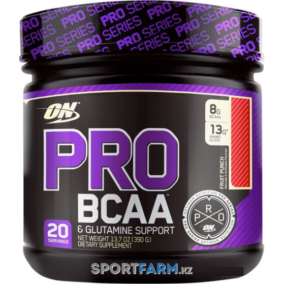 Optimum Nutrition Pro BCAA fruit punch, 390 г