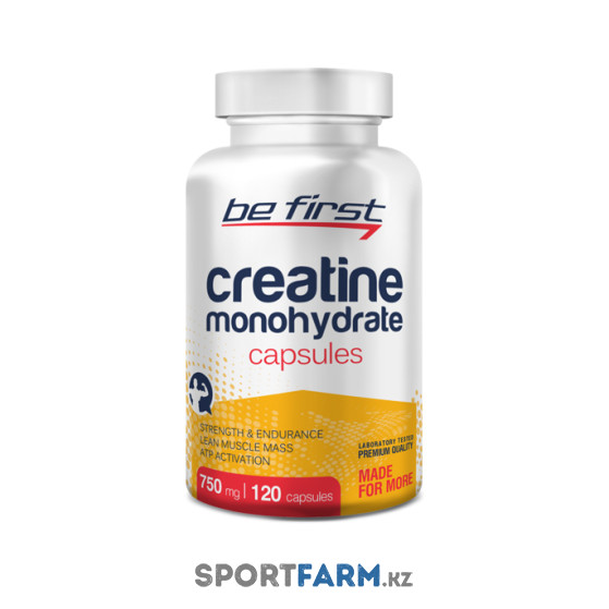 Креатин Be First Creatine Monohydrate (120 капсул)