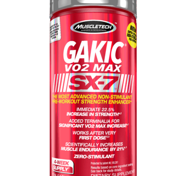 Предтренировочный комплекс MuscleTech GAKIC VO2 MAX SX-7 (128 капсул) #1