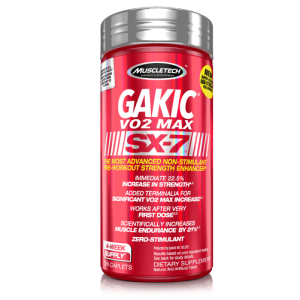 Предтренировочный комплекс MuscleTech GAKIC VO2 MAX SX-7 (128 капсул)