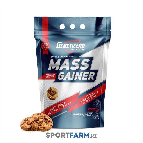 Высокоуглеводный гейнер Genetic Lab Mass Gainer (3000 г)