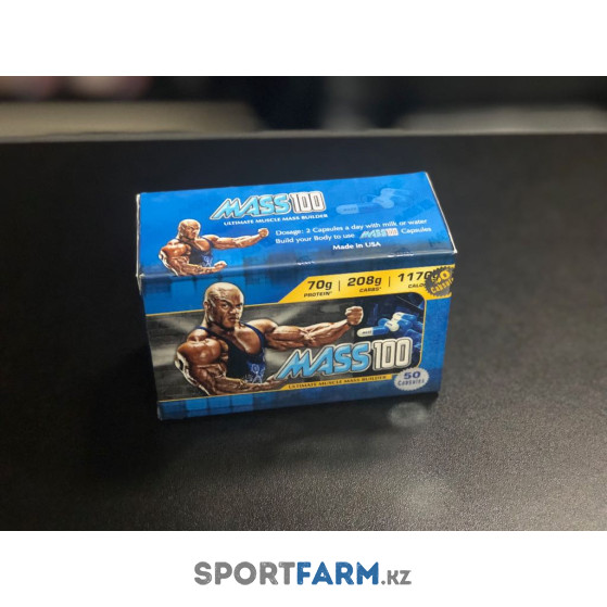 Высокобелковый гейнер в капсулах MASS 100 (50 капсул) Высокобелковый гейнер в капсулах MASS 100 (50 капсул)