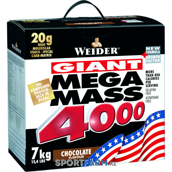 Гейнер Weider GAINT Mega Mass 4000 (7 кг) Гейнер Weider GAINT Mega Mass 4000 (7 кг)