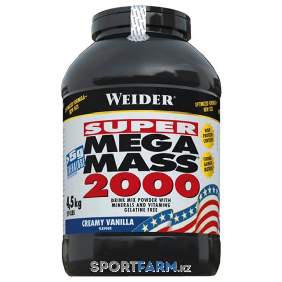 Гейнер Weider Super Mega Mass 2000 (4,5 кг) Гейнер Weider Super Mega Mass 2000 (4,5 кг)