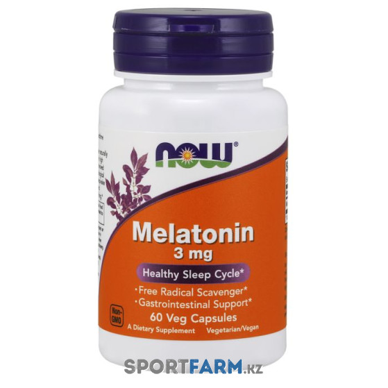 Мелатонин Now Foods 3 мг (60 капсул)