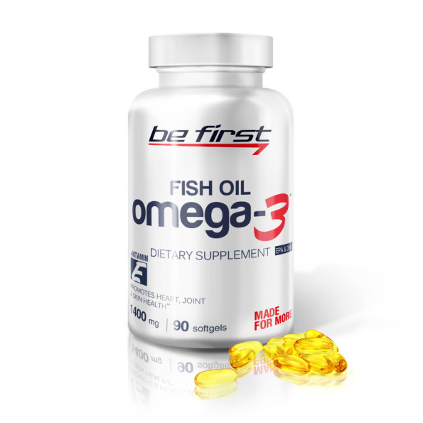 Омега 3 Be First OMEGA-3 и Витамин E (90 капсул) #1