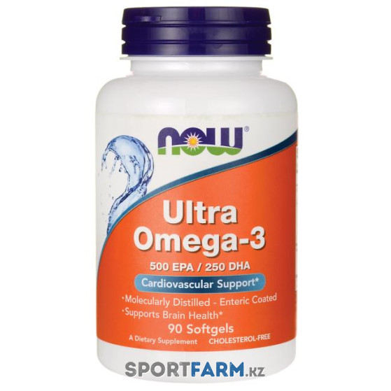 Ultra Omega-3 NOW Ультра омега-3 (90 капсул)